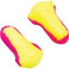 Refill Pack for Dispenser, Uncorded, Not Detectable, Flared Bullet Plug Shape, 35dB, Pink/Yellow, Foam, Pack of 200 Pairs thumbnail-0