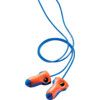 Laser Track, Disposable Ear Plugs, Corded, Detectable, Flared Bullet, 35dB, Blue/Orange, Foam, Pk-100 Pairs thumbnail-0