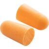 Disposable Ear Plugs, Uncorded, Not Detectable, Bullet Plug Shape, 37dB, Orange, PU, Pack of 500 Pairs thumbnail-0