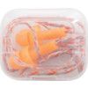 Reusable Ear Plugs, Corded, Not Detectable, 23dB, Orange, TPE, Pack of 50 Pairs thumbnail-1