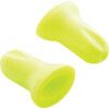 Disposable Ear Plugs, Uncorded, Not Detectable, Flared Bullet Plug Shape, 24dB, Green, Foam, Pack of 300 pairs thumbnail-0