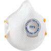 Disposable Mask, Valved, White/Orange, FFP3, Filters Mist/Acid Gas/Dust, Pack of 10 thumbnail-0