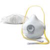 Disposable Mask, Valved, White/Yellow, FFP3, Filters Dust/Mist, Pack of 10 thumbnail-2