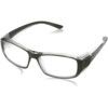 Safety Glasses, Clear Lens, Wraparound, Black Frame, Anti-Fog/Scratch-resistant thumbnail-0