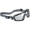 COBRA INDUSTRIAL GOGGLES BLACK/GREY FRAME CLEAR LENS PLATINUM thumbnail-0