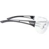 Slam, Safety Glasses, Clear Lens, Wraparound, Black Frame, Anti-Fog/Scratch-resistant/UV-resistant thumbnail-1