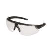 Safety Glasses, Clear Lens, Wraparound, Black Frame, Anti-Fog/Scratch-resistant thumbnail-0