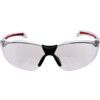 Stealth, Safety Glasses, I/O Lens, Half-Frame, Clear/Red Frame, UV-resistant thumbnail-0