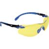 Solus 1000, Safety Glasses, Amber Lens, Half-Frame, Blue Frame, Anti-Fog/High Temperature Resistant/Impact-resistant/UV-resistant thumbnail-0