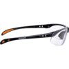 Protege, Safety Glasses, Clear Lens, Half-Frame, Black Frame, Impact-resistant/Scratch-resistant thumbnail-1