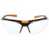 Safety Glasses, Clear Lens, Half-Frame, Black/Orange Frame, Anti-Fog/Impact-resistant/Scratch-resistant/UV-resistant thumbnail-0