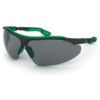 I-Vo Infradur, Safety Glasses, Grey Lens, Half-Frame, Black/Green Frame, Anti-Fog/High Temperature Resistant/Impact-resistant/Infrared/Scratch-resistant thumbnail-0