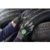 11-421 HyFlex® Mechanical Hazard Gloves, Black/Grey, Nylon Liner, Polyurethane Coating, EN388: 2016, 3, 1, 2, 1, A, Size 7 thumbnail-2