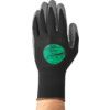 11-421 HyFlex® Mechanical Hazard Gloves, Black/Grey, Nylon Liner, Polyurethane Coating, EN388: 2016, 3, 1, 2, 1, A, Size 9 thumbnail-4