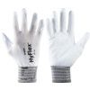 11-600 HyFlex® Mechanical Hazard Gloves, White, Nylon Liner, Polyurethane Coating, EN388: 2016, 3, 1, 2, 1, A, Size 10 thumbnail-0