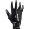 11-601 HyFlex® Mechanical Hazard Gloves, Black/Grey, Nylon Liner, Polyurethane Coating, EN388: 2016, 3, 1, 2, 1, A, Size 7 thumbnail-1