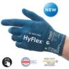 11-819 HyFlex® Mechanical Hazard Gloves, Blue, Nylon/Spandex Liner, Nitrile Coating, EN388: 2016, 3, 1, 2, 1, A, Size 6 thumbnail-0