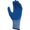 11-920 HyFlex® Fortix Mechanical Hazard Gloves, Blue, Nylon Liner, Nitrile Coating, EN388: 2016, 3, 1, 3, 1, A, Size 10 thumbnail-1