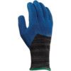 11-947 HyFlex® Intercept Cut Resistant Gloves, Black/Blue, Nitrile 3/4 Coated, EN388: 2016, 4, X, 4, 2, B, Size 8 thumbnail-0