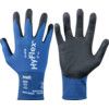 11-816 HyFlex® Mechanical Hazard Gloves, Black/Blue, Nylon/Spandex Liner, Nitrile Coating, EN388: 2016, 4, 1, 2, 1, A, Size 7 thumbnail-0