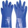 23-200 VersaTouch Chemical Resistant Gloves, Blue, PVC, Cotton Liner, Size 9 thumbnail-0