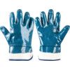 27-805 Hycron Cut Resistant Gloves, Blue/White, Nitrile Fully Coated, EN388: 2016, 4, X, 2, 1, B, Size 9 thumbnail-0