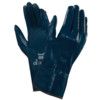 32-800 Hynit® Mechanical Hazard Gloves, Blue, Cotton/Polyester Liner, Full Nitrile Coating, EN388: 2016, 3, 1, 1, 1, A, Size 7 thumbnail-0