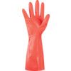 37-900 Solvex Chemical Resistant Gloves, Red, Nitrile, Cotton Flocked Liner, Size 11 thumbnail-2