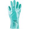 39-122 Sol-Knit Chemical Resistant Gloves, Green, Nitrile, Interlock Cotton Liner, Size 10 thumbnail-1