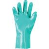 39-122 Sol-Knit Chemical Resistant Gloves, Green, Nitrile, Interlock Cotton Liner, Size 10 thumbnail-2