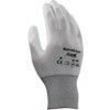 48-130 HyFlex® Mechanical Hazard Gloves, White, Polymer Liner, Polyurethane Coating, EN388: 2016, 4, 1, 3, 1, A, Size 9 thumbnail-0