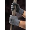 48-128 EDGE® Mechanical Hazard Gloves, Grey, Polyester Liner, Nitrile Coating, EN388: 2016, 4, 1, 2, 1, A, Size 10 thumbnail-1