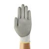 48-140 Edge® Mechanical Hazard Gloves, Grey;White, Polyester Liner, Polyurethane Coating, EN388: 2016, 3, 1, 2, 1, A, Size 7 thumbnail-1