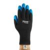 48-305® Edge Mechanical Hazard Gloves, Black;Blue, Polyester Liner, Latex Coating, EN388: 2016, 2, 1, 4, 2, B, Size 10 thumbnail-0