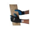 48-305® Edge Mechanical Hazard Gloves, Black;Blue, Polyester Liner, Latex Coating, EN388: 2016, 2, 1, 4, 2, B, Size 9 thumbnail-4