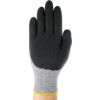 48-702 EDGE® Cut Resistant Gloves, Micro-Foam Nitrile Palm Coated, Grey/Black, Cut B, Size 9 thumbnail-1