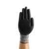 48-705 Edge Cut Resistant Gloves, Black, EN388: 2016, 4, X, 4, 3, C, Palm Coated, Polyester, Size 8 thumbnail-1