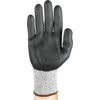 48-706 Edge Cut Resistant Gloves, Black/Grey, Nitrile Palm, EN388: 2016, 4, X, 4, 3, C, Size 10 thumbnail-2