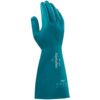 58-335 Alphatec Chemical Resistant Gauntlet, Green, Nitrile, Cotton Flocked Liner, Size 9 thumbnail-0