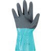 58-530 Alphatec Chemical Resistant Gloves, Black/Green, Nitrile, Nylon Liner, Size 10 thumbnail-2