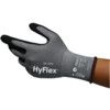 11-571 HyFlex® Cut Resistant Gloves, Nitrile Palm Coated, Black/Grey, Cut D, Size 7 thumbnail-0