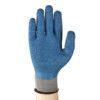 80-100 Powerflex Cut Resistant Gloves, Blue/Grey, Latex/Rubber Palm, Cotton/Polyester Liner, EN388: 2016, 2, 2, 4, 2, B, Size 8 thumbnail-1