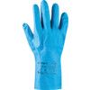 87-195 VersaTouch Chemical Resistant Gloves, Blue, Latex, Cotton Flocked Liner, Size 6.5/7 thumbnail-1