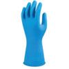 Alphatec, Chemical Resistant Gloves, Blue, Latex, Cotton Flocked Liner, Size 9.5 thumbnail-0