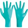 TouchNTuff 92-605 Disposable Gloves, Green, Nitrile, 4.7mil Thickness, Powder Free, Size 10, Pack of 100 thumbnail-0