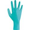 TouchNTuff 92-605 Disposable Gloves, Green, Nitrile, 4.7mil Thickness, Powder Free, Size 10, Pack of 100 thumbnail-1