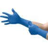Microflex 93-853 Disposable Gloves, Blue, Nitrile, 5.5mil Thickness, Powder Free, Size 8.5-9, Pack of 50 thumbnail-0