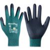 MaxiFlex, Cut Resistant Gloves, Black/Green, EN388: 2016, 4, 3, 3, 1, B, NBR Palm, Spandex/UHMWPE-Glass-Nylon, Size 7 thumbnail-0