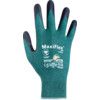 MaxiFlex, Cut Resistant Gloves, Black/Green, EN388: 2016, 4, 3, 3, 1, B, NBR Palm, Spandex/UHMWPE-Glass-Nylon, Size 11 thumbnail-1