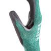 MaxiFlex, Cut Resistant Gloves, Black/Green, EN388: 2016, 4, 3, 3, 1, B, NBR Palm, Spandex/UHMWPE-Glass-Nylon, Size 7 thumbnail-3